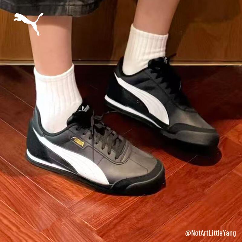 PUMA Turino Retro Lace-Up Casual Sneakers