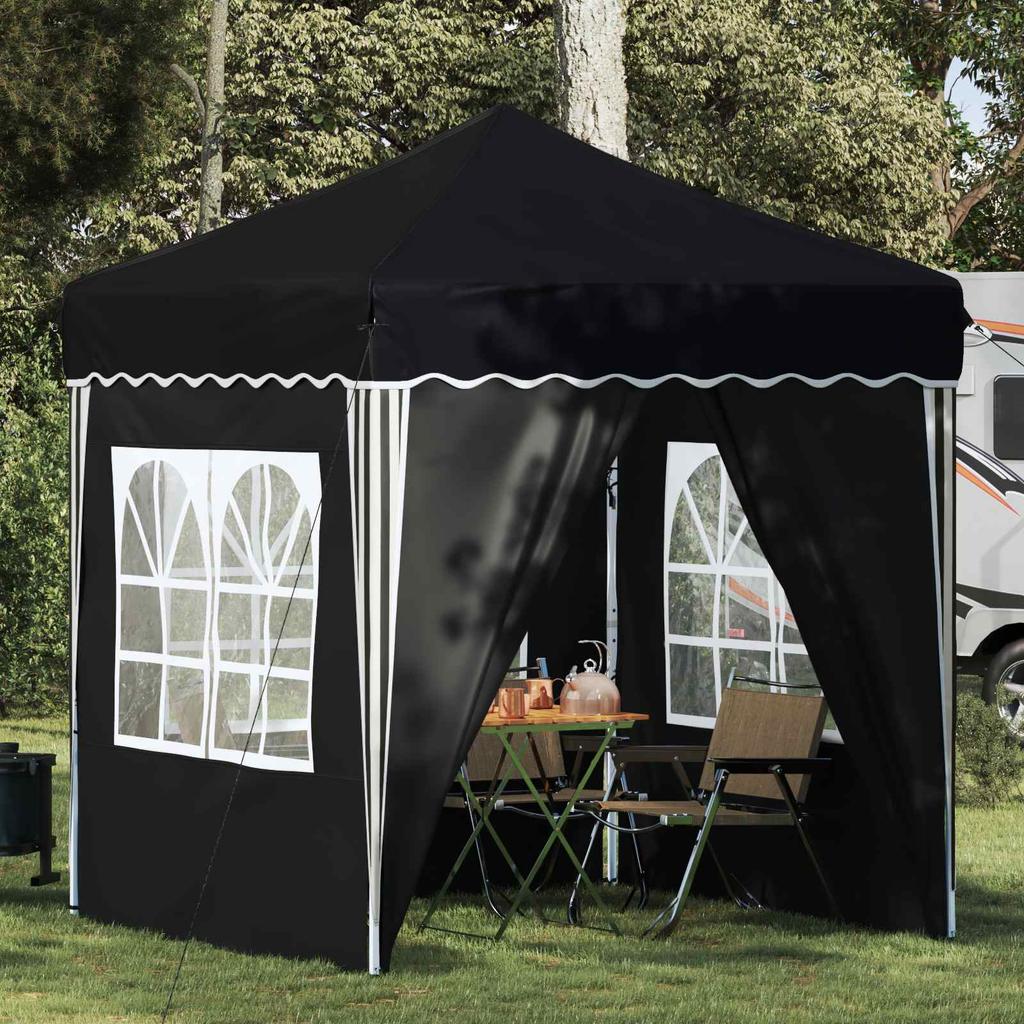 Pop Up Party Tent 195 X 195 X 245 Cm Anthracite Oxford Fabric