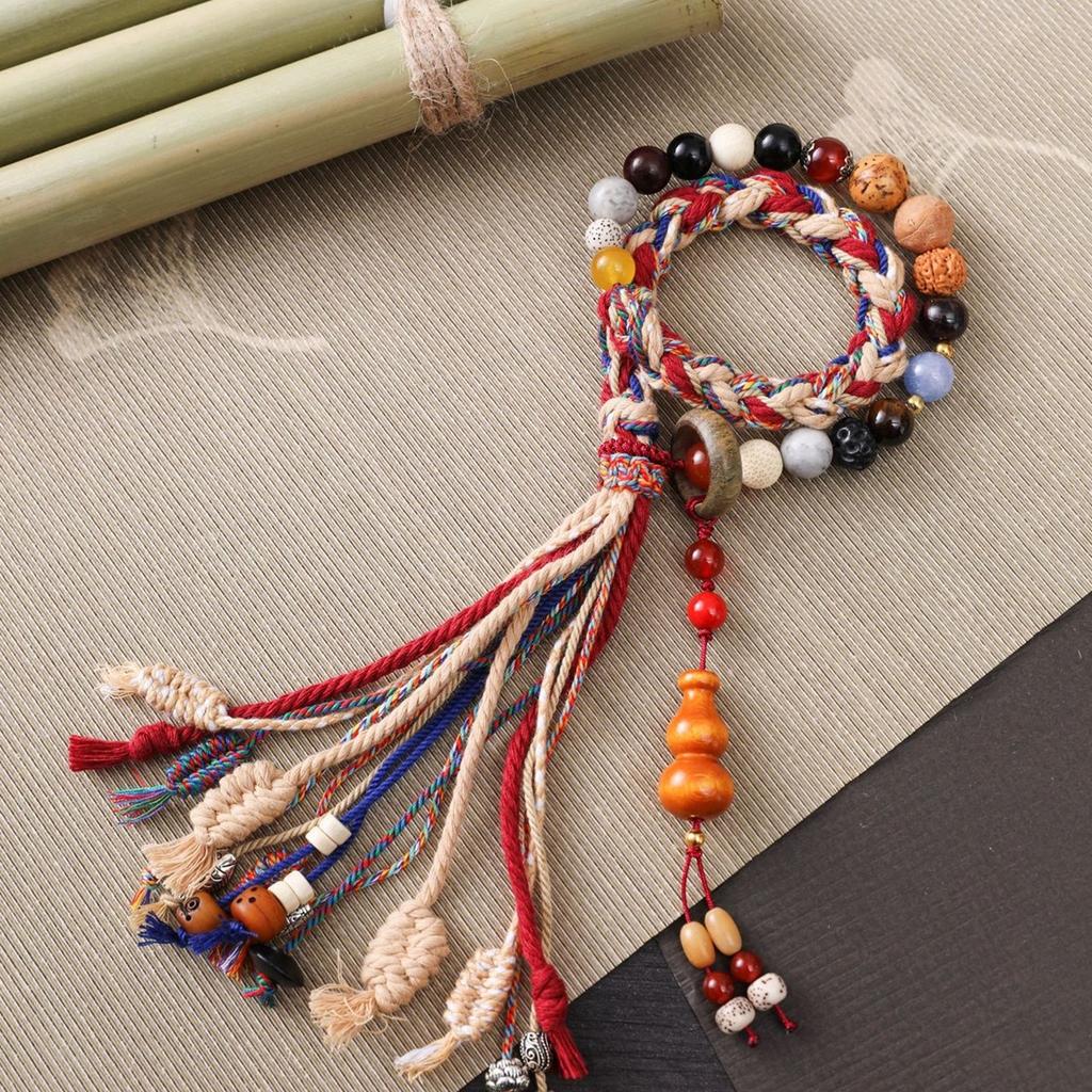 Handcrafted Tibetan Bead Bracelet Unique Ethnic Style Traditional Handmade Ethnic Bracelet Jewelry for Men and Women