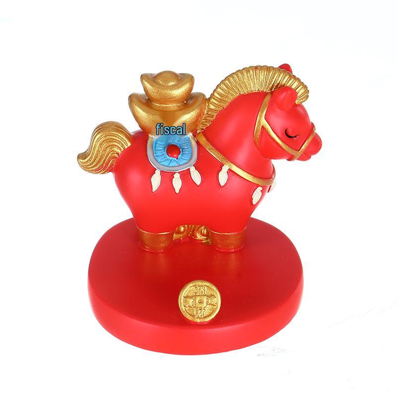 Creative Zodiac Lucky Bag Yuanbao Phone Stand & Desktop Ornament - Office Mascot Gift