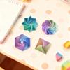 3d Printed Stress-Relieving Toy Set: Octagonal Star, Hexagonal  Flower, Square Radish Tower Figure-Piece
