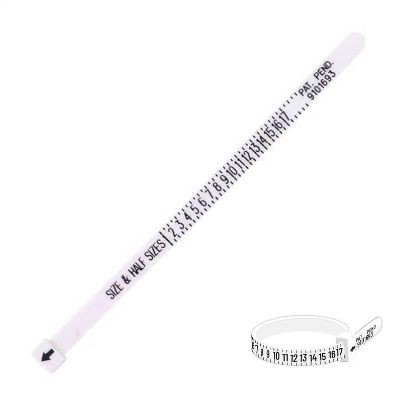 Finger Size Measuring Ring Belt Reusable Soft Jewelry Rings Sizing Tool For Hand Finger Circumference Measurement