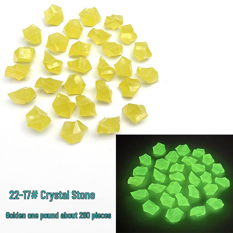 Colorful Luminous Plastic Stones: Children's Gemstone Digging Game & Fish Tank Decoration