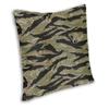 Tiger Stripe Camo Cushion Cover Double Side Print Military Tactical Camouflage Throw Pillow Case for Car Pillowcase Decoration