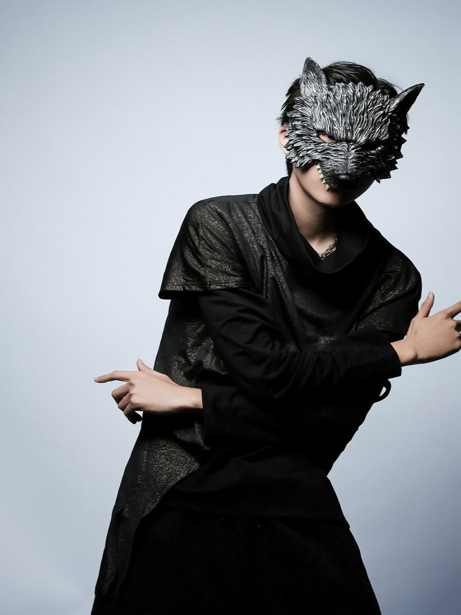 

Косплей Маска Волка 3D Половина Лица Ужас Голова Волка Маска Костюм Оборотня Страшные Дети Взрослые Украшения Хэллоуина Аксессуары серебряный