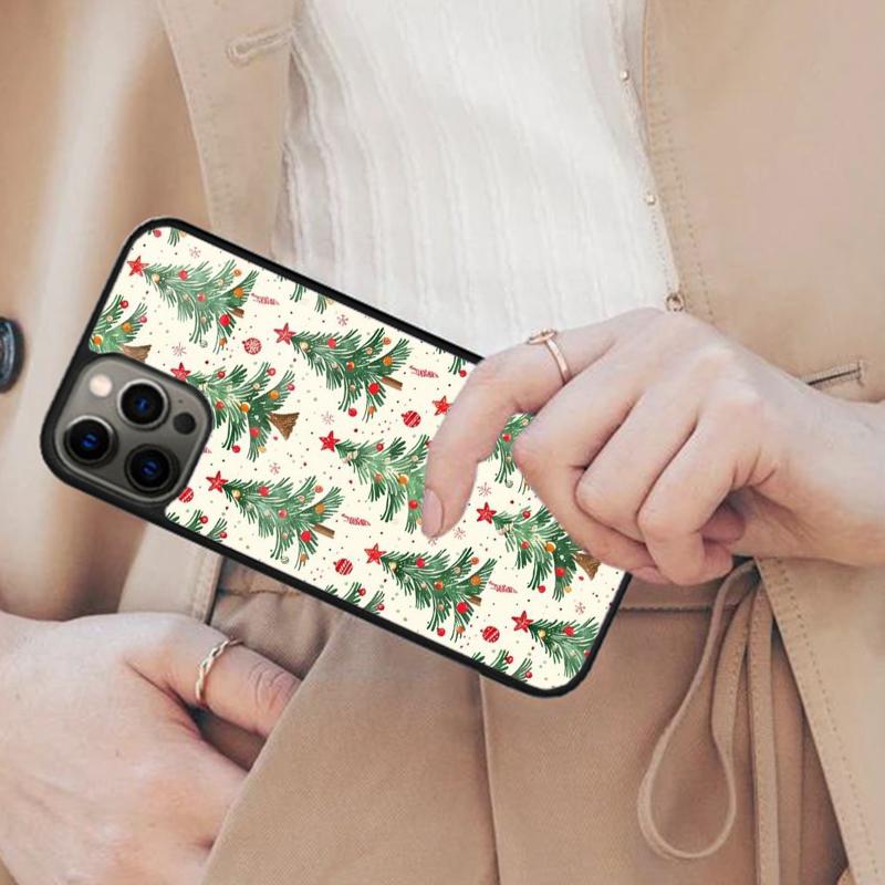 Christmas Tree New Year Art Magnetic Phone Case For APPLE iPhone 17 Air 16 14 13 12 Pro Max 15 Plus Charge MagSafe Cover