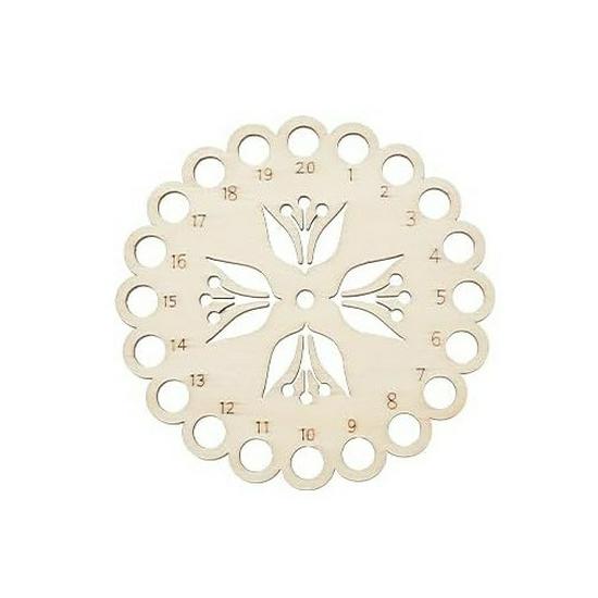 

Органайзер для мулине ручной работы из дерева для вышивки крестом и шитья