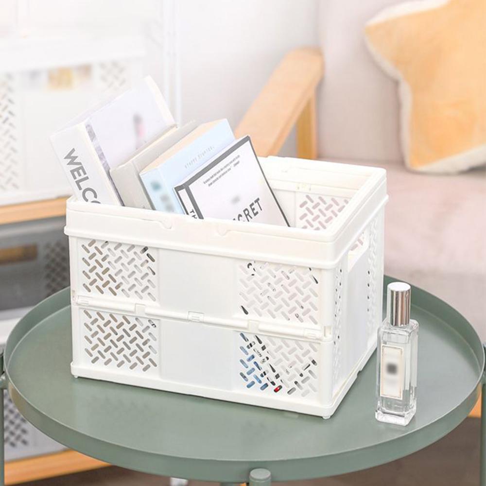 1PC Multifunctional Sundries Foldable Portable Multi-Color Storage Basket Desktop Snack Organizer Basket Storage Box