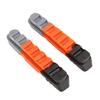 1 Pair Bike Brake Pads Wear Resistant Rubber 3 Color Brake Pads Blocks for Road Bikes Mountain