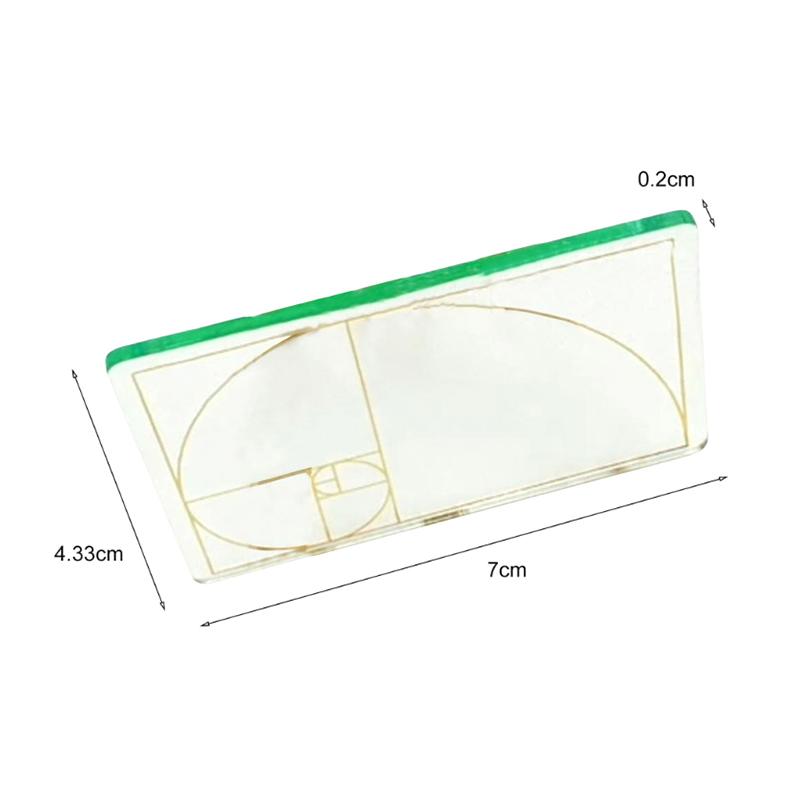 Viewfinder Ruler Golden Ratio Ruler Clear Golden Ratio Fibonacci Composition View Finder Viewer Photography Painting Art Tool