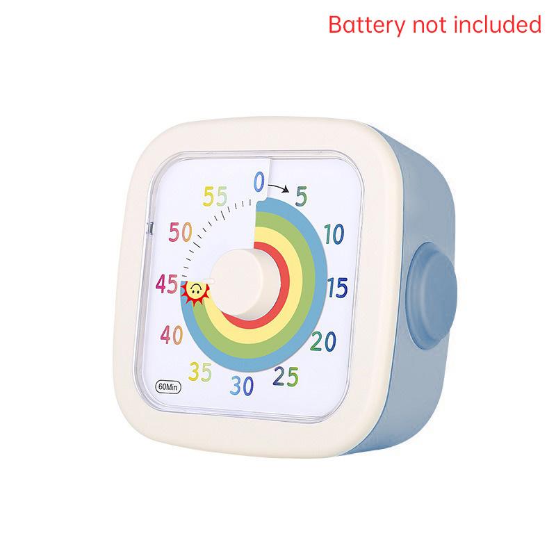 60-Minute Countdown Timer for Kids and Adults, Silent Timer for Home, Kitchen, Or School study Reminder Time Management Tool