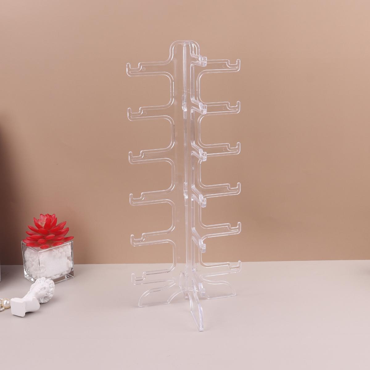 

Пластиковые стойки для солнцезащитных очков, держатели для очков, подставка для очков, держатель для хранения, полка для очков, домашний органайзер, компактная полка чистый