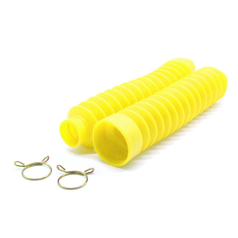 2 Peças Coberturas de Garfo Dianteiro de Motocicleta Polainas Gators Bota Protetor de Choque Protetor de Poeira para Off Road Pit Dirt Bike Motocross Bicicleta ATV