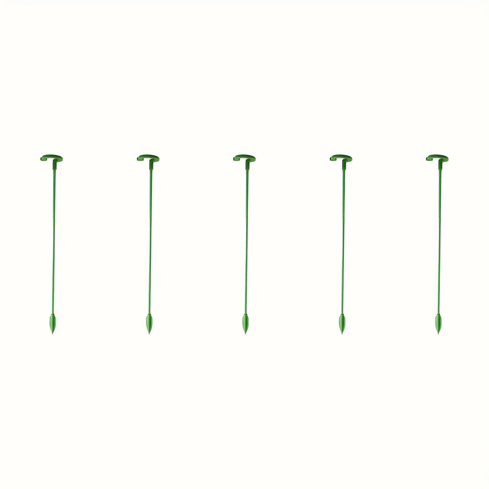 

Набор из 5 гибких регулируемых пластиковых опор для растений Flexi Plant с надежным опорным кольцом. Универсальные садовые колышки для комнатных растений 5pc 17cm【6.7in】