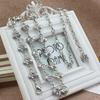 Mei Mary Women's Dress Waist Chain - Delicate Sweet Rhinestone-embellished Metal Belt