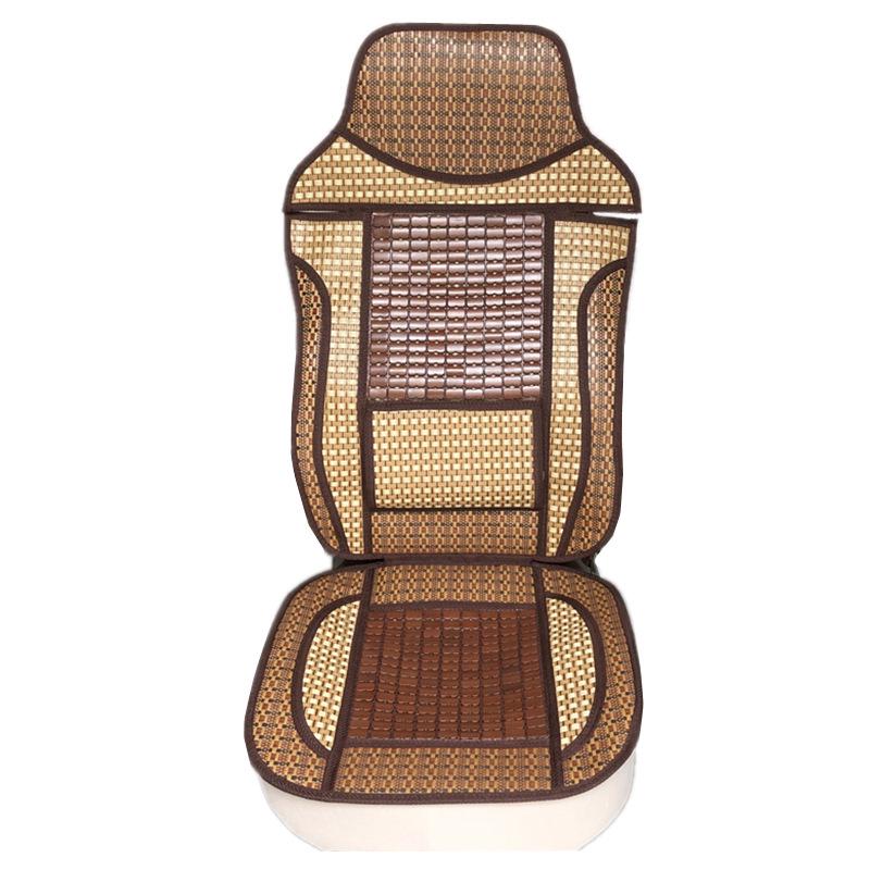 Large Bamboo Chip Truck Seat Cushion - Summer Mahjong Cool Mat, Universal Fit
