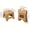 Thickened Folding Stool Outdoor Portable Stool Household Portable Camping Stall Bench Folding Anti-drop Stool Fishing Chair