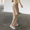 New Solid Color Jeans Women Drape Loose and Thin High-waist Straight-leg Pants Women Casual Trousers