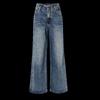 She Tu Vintage High Waist Wide Leg Washed Denim Jeans