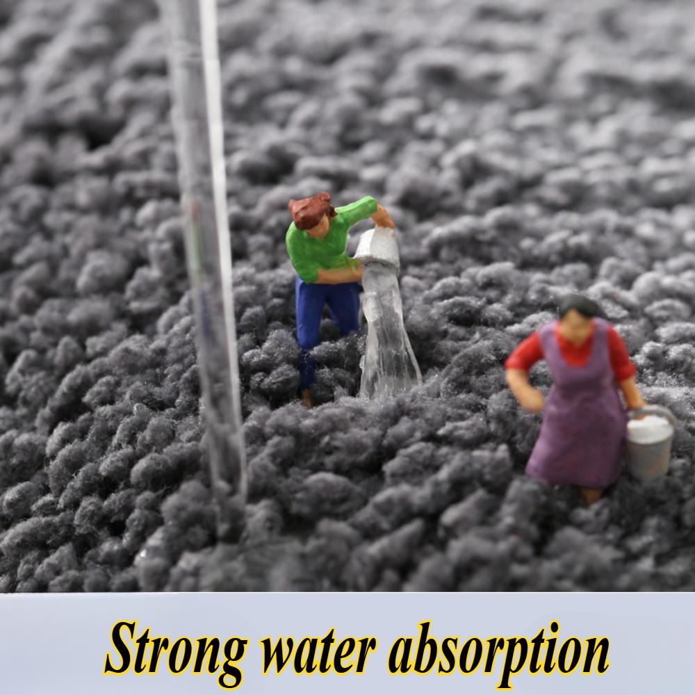 Sponge Bathroom Cashmere Thickening Mat Bath Non-slip Carpets In Wash Basin Bathtub  Floor Rug Shower Room Doormat Memory Foam 3D Pad