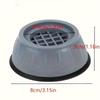 Anti Vibration Feet Pads Legs Slipstop Silent Skid Raiser Mat For Washing Machine Support Dampers Stand Accessories