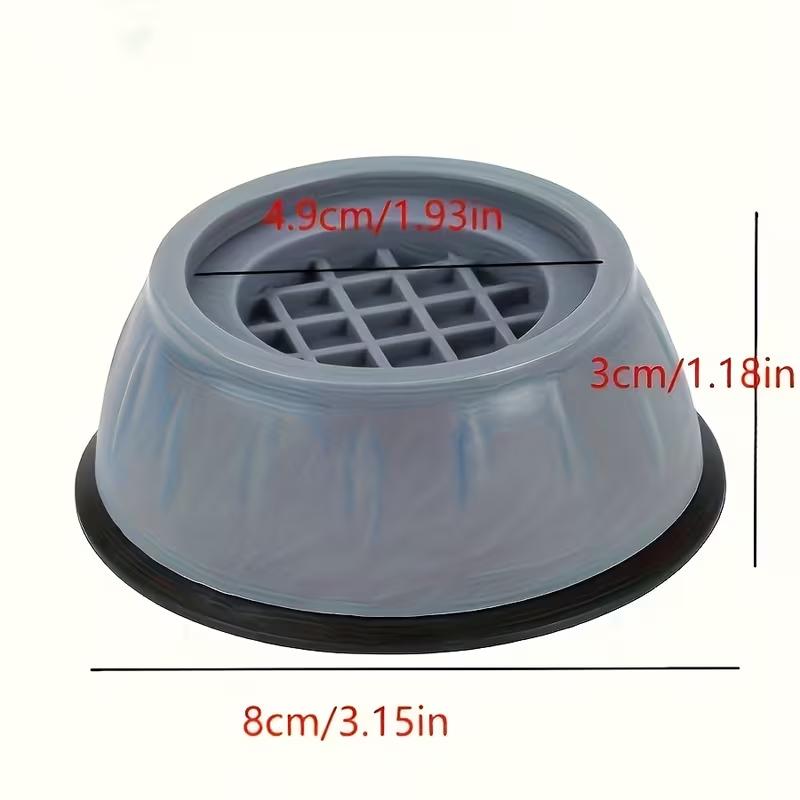 Anti Vibration Feet Pads Legs Slipstop Silent Skid Raiser Mat For Washing Machine Support Dampers Stand Accessories