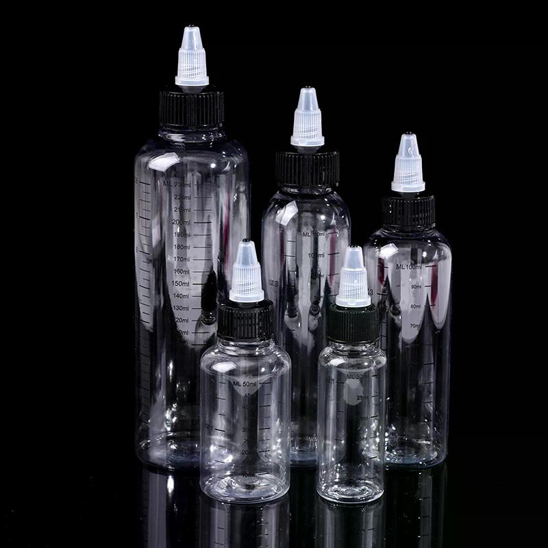 30ml-250ml Plastic PET Liquid Capacity Dropper Bottles For Pigment Ink Containers