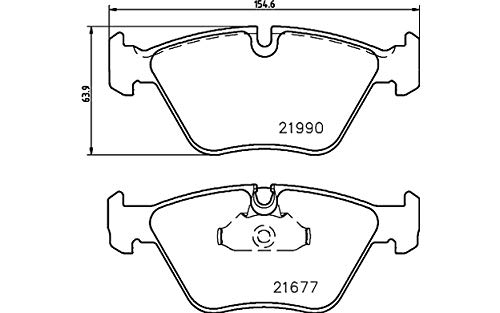 Textar 2199003 Brake Pad Set, Disc Brakes