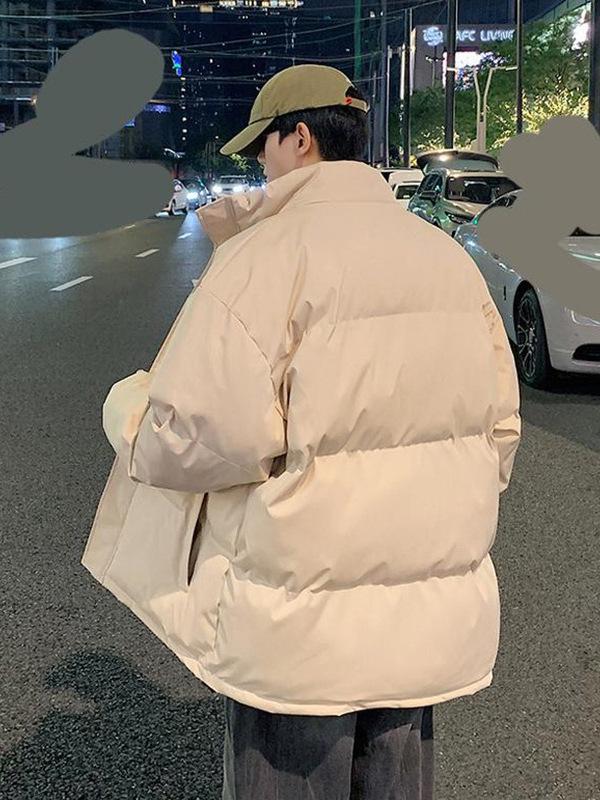 Men's 2025 Winter Stand Collar Cotton Puffer Jacket