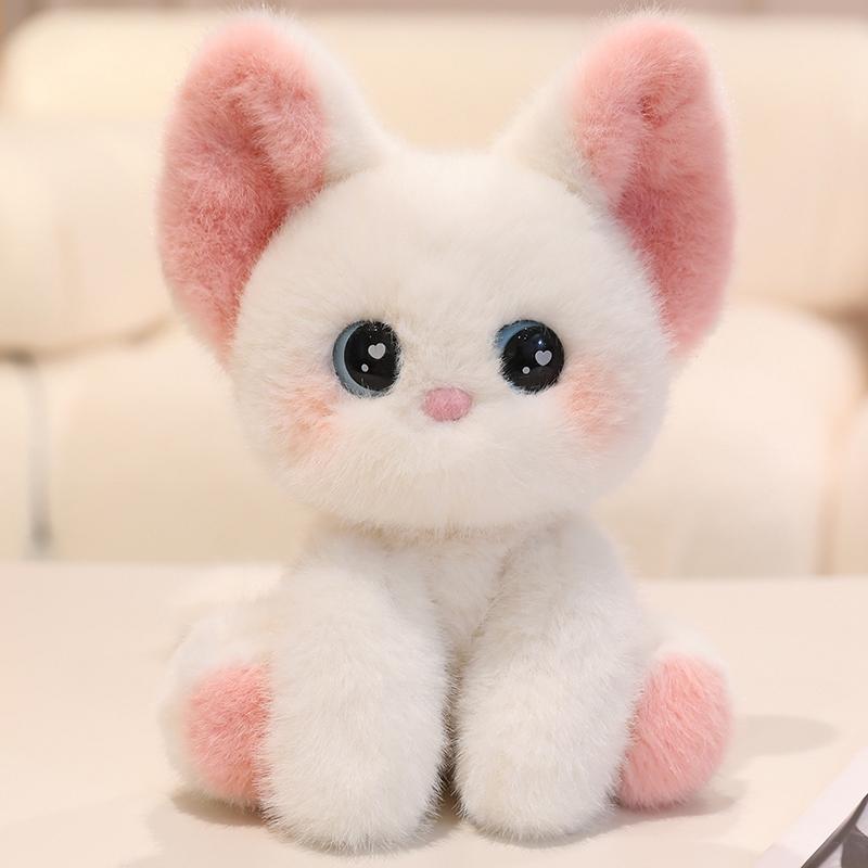 Kawaii Kočičí Plyšáci Roztomilá Kreslená Siamská Kočka Měkká Panenka Krásný Kočičí Polštář na Objímání Dárek k Narozeninám
