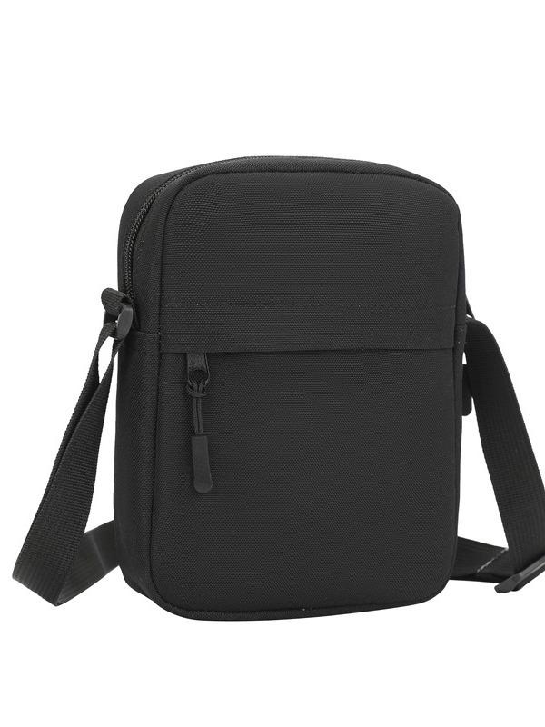 

Мужская сумка через плечо из ткани Оксфорд, мужская сумка, легкая спортивная сумка-мессенджер, мужская мини-сумка для мобильного телефона чёрный