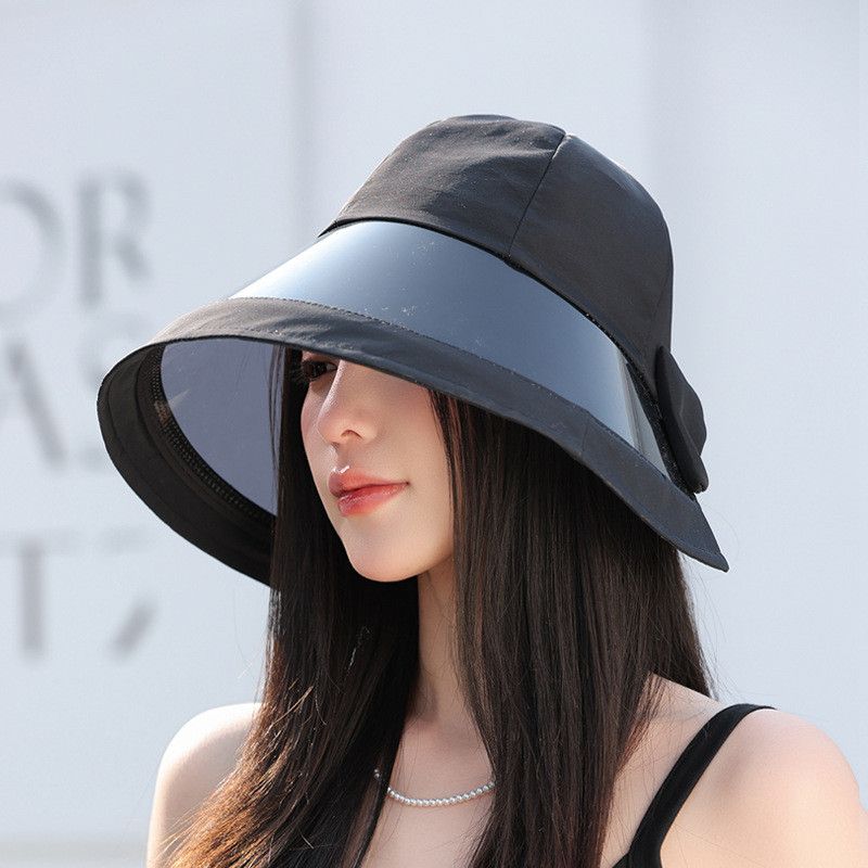 Sun-Proof Bucket Hat Summer Sun Hat Women's Fashion All-Match Lens Big Brim Sun Hat Outdoor Cycling New Arrival