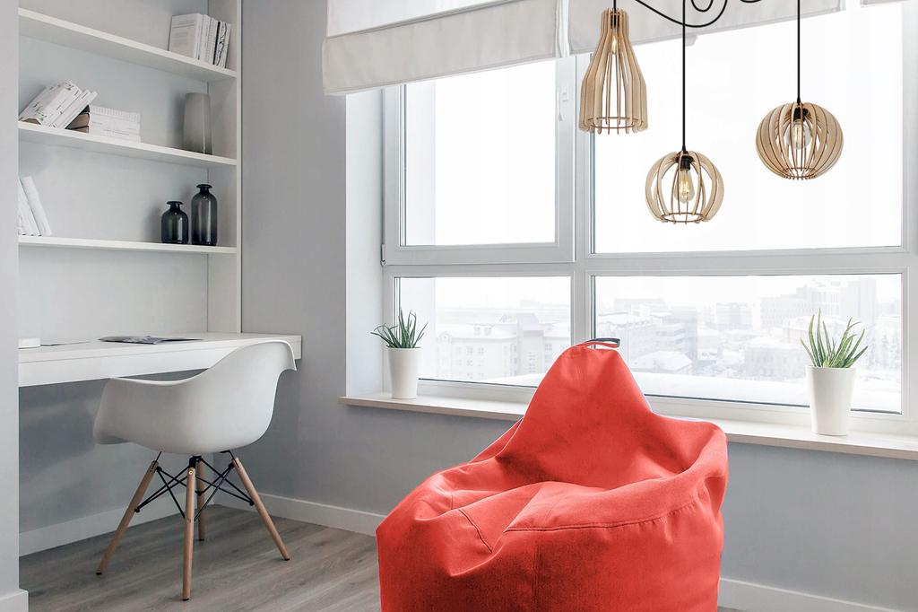 MODERN WOODEN CEILING HANGING LAMP MIX LED