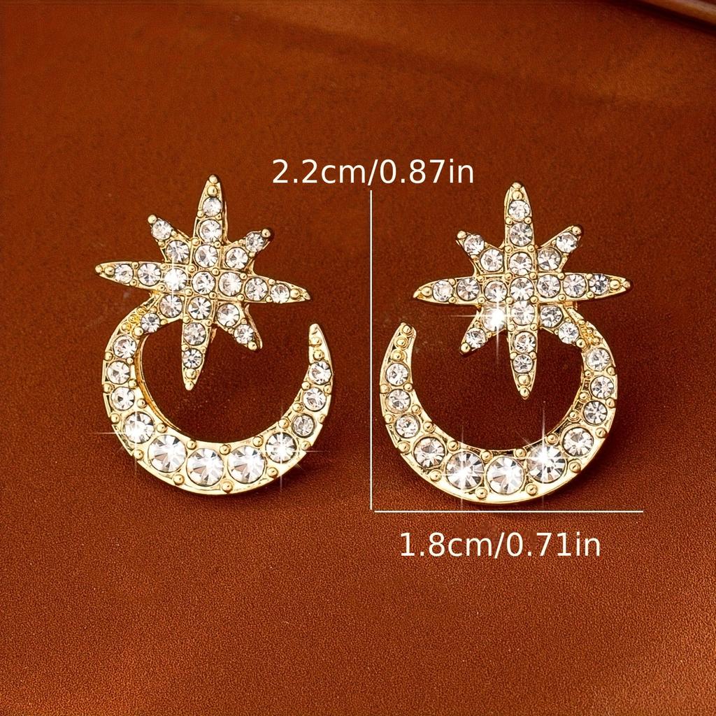 Minimalist Star Earrings - Exquisite Small Studs for Women, Simple & Elegant Daily Jewelry, Perfect for Commuting & Office Wear