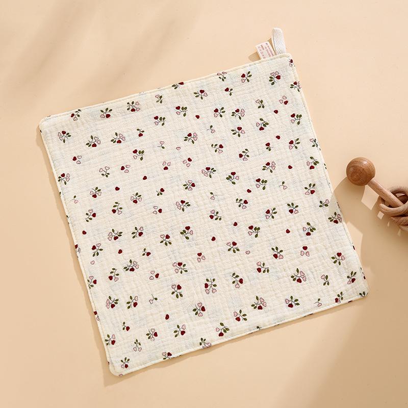 

Новорожденный Ребенок Чистый Хлопок Марля Мочалка - Принт Класса А 25*25cm