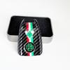 Car Logo Key Cover Replacement Key Case For Alfa Romeo Giulietta Giulia Mito Stelvio giulietta Tonale Carbon Fiber Style Valve Stems 1