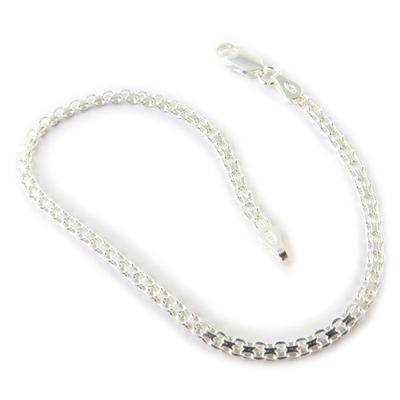 [N7280] - Silver Bracelet 'Choreography' - 18.5 Cm 2 Mm