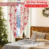 2D Flat Printing  2pcs Heart Whirlwind Pattern Chic Curtains Durable 100% Polyester Fabric Curtains Room Decor Decorative for