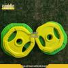 ZhongSui Rubber-Coated Hand-Grip Barbell Weight Set