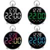 Multifunctional LED Alarm Clock With Voice Activation Temperature Display And Adjustable Brightness For Home Decor In Stock