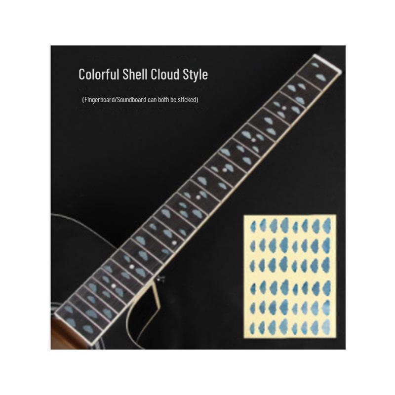 Personalized Guitar Sticker Set: Decorative Fingerboard and Panel Protectors for Acoustic and Electric Guitars.
