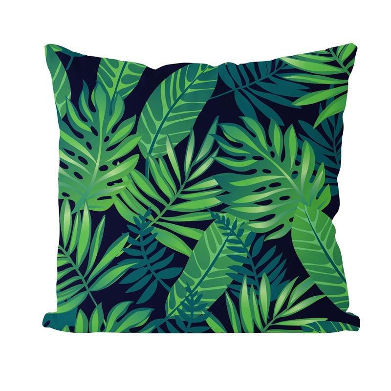 New Tropical Plant Pillowcase Home Sofa Pillowcase