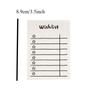 Blocco note portatile Programma giornaliero Lista delle cose da fare Pianificatore settimanale Blocchi da scrittura Cancelleria in carta Blocchetti per appunti da ufficio Forniture
