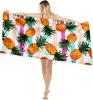 1 Stück Handtuch Tropischer Stil Dekorative Illustration Geschenke für Freunde Schnelltrocknendes Strandtuch Für Yoga Tourismus Strand GYM Camping Schwimmen