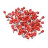 100PCS Insulated Round Tube Terminal Copper Crimp Connector for 8AWG Electrical Wire E10‑12