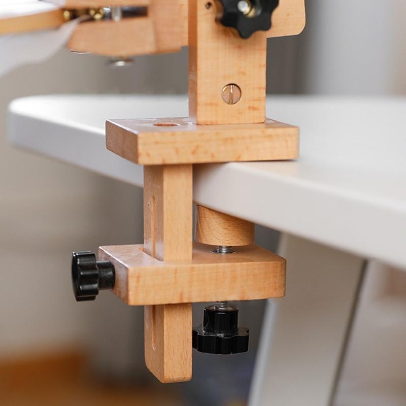 Adjustable Embroidery Hoop Crosses Stitching Stand Embroidery Hoop Holder Embroidery Frame Stand for Craft Enthusiasts