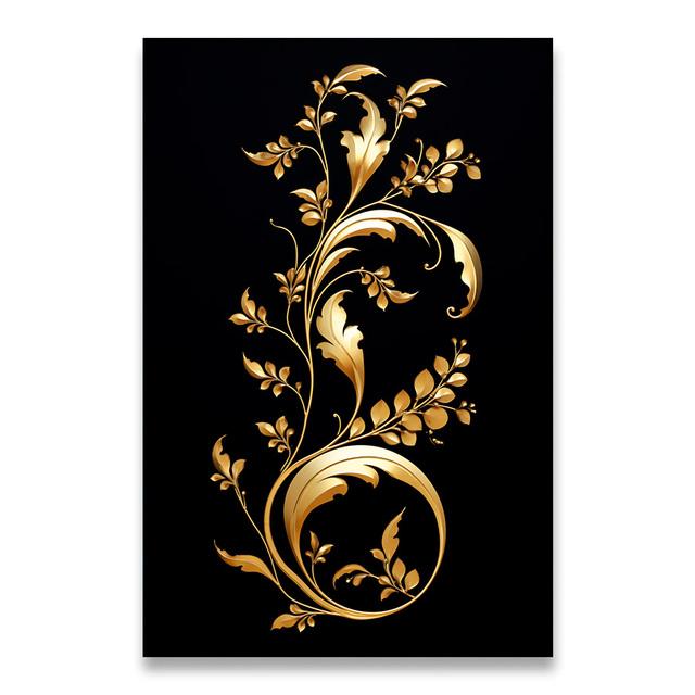 1pcs Canvas Painting Dark Golden Flower Wheat Canvas Painting Decorative Paintings Wall Decor Art Mural Wall Decoration for Home No Frame