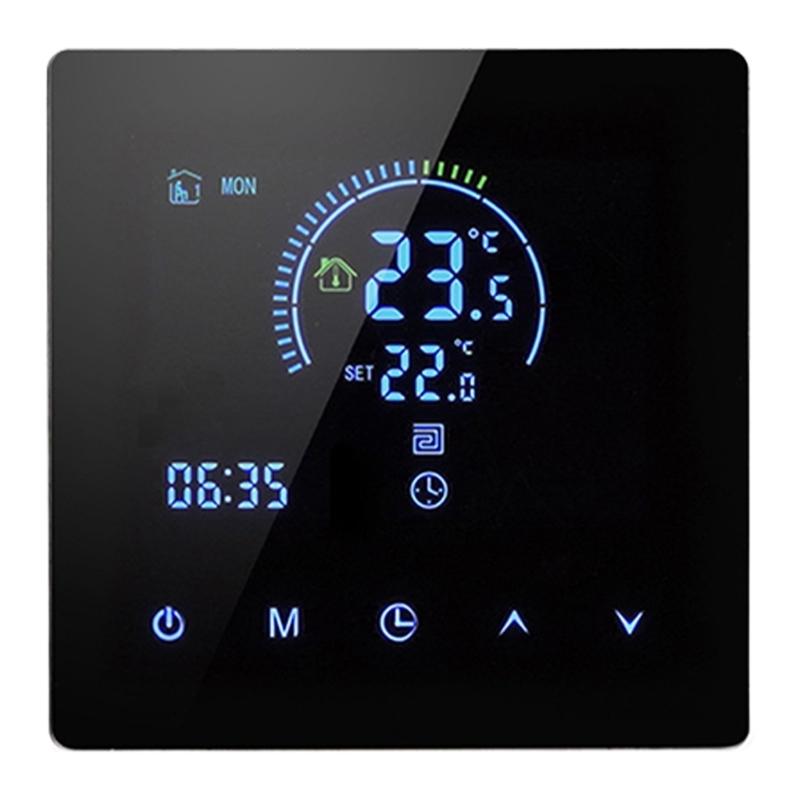 16A Programmable Thermostat Electric Floor Heating Temperature Controller Intelligent Thermostat App  Voice Control