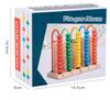 Wooden Abacus for Elementary Math - Counting Frame for Grades 1, 3, 5, 9, and 10.