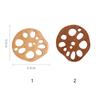 Dining Decor Wooden Coasters Anti-scald Mat Lotus Root Slice Wood Pads Coffee Mug Pad Tea Cup Mats